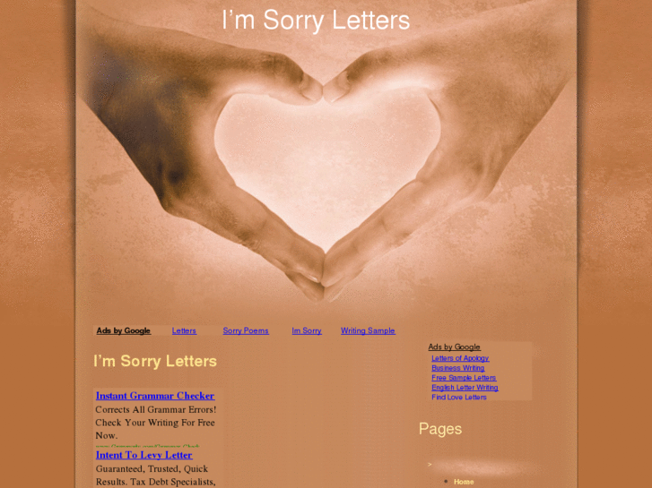 www.imsorrylettersregistry.com