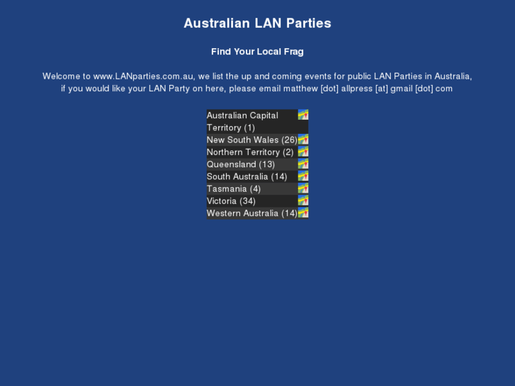 www.lanparties.com.au