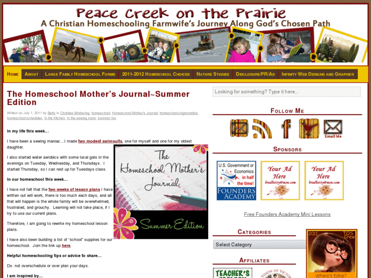 www.peacecreekontheprairie.com