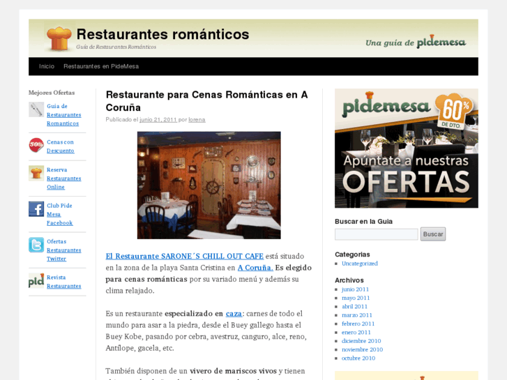 www.restaurantesromanticos.com.es