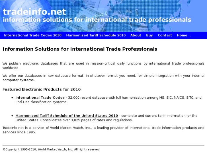 www.tradeinfo.net