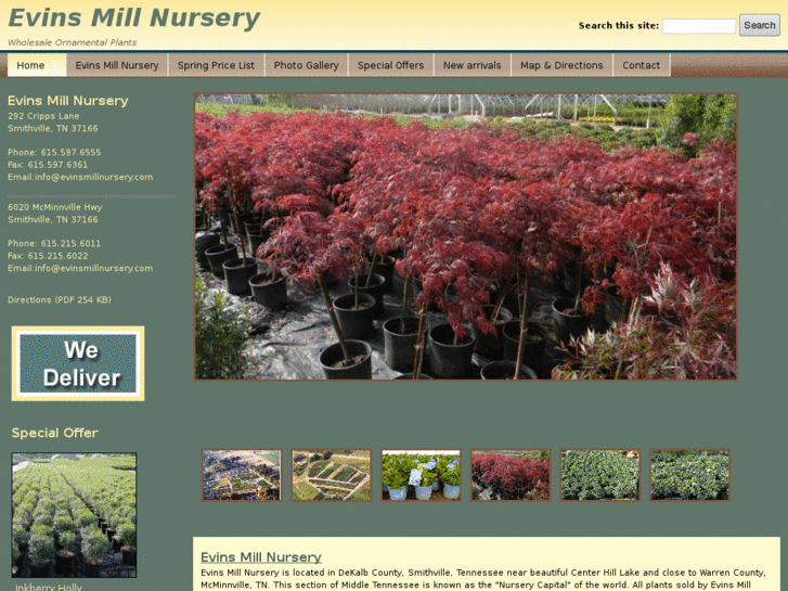 www.evinsmillnursery.com