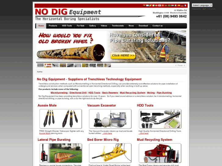 www.nodigequipment.com