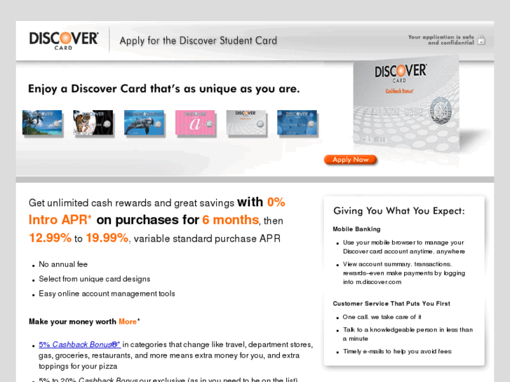 www.studentdiscovercard.com