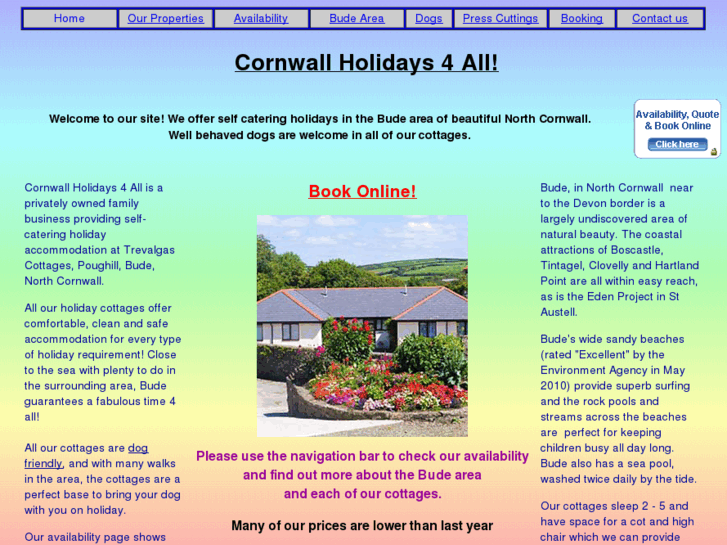 www.cornwallholidays4all.com