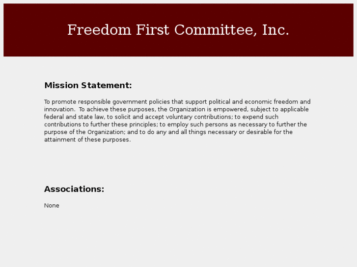 www.freedomfirstcommittee.org