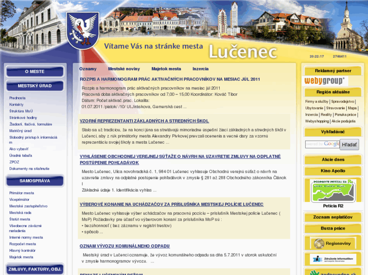 www.lucenec.sk