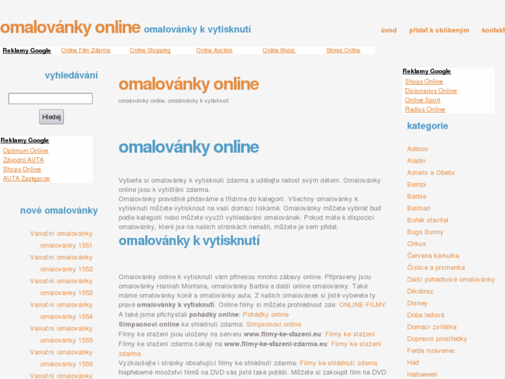 www.omalovankyonline.eu