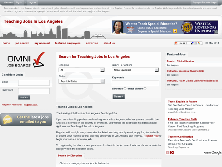 www.teaching-jobs-in-los-angeles.com