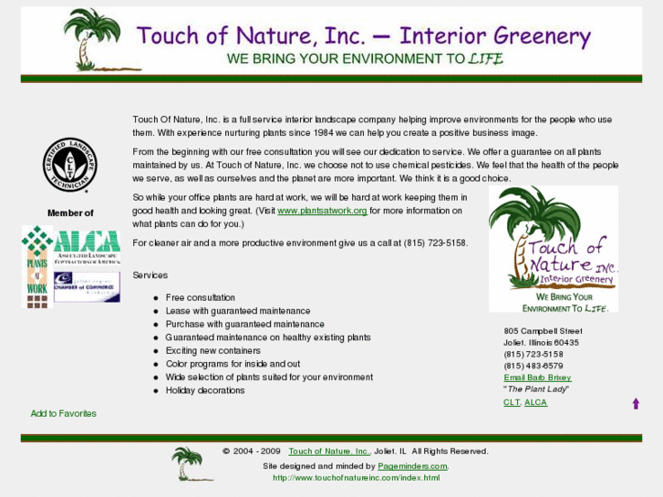 www.touchofnatureinc.com