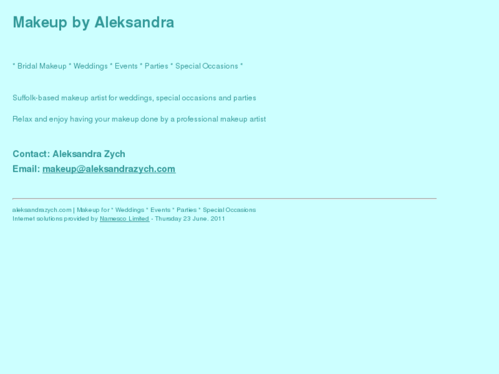 www.aleksandrazych.com