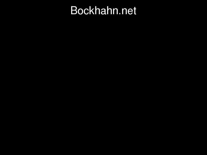 www.bockhahn.net