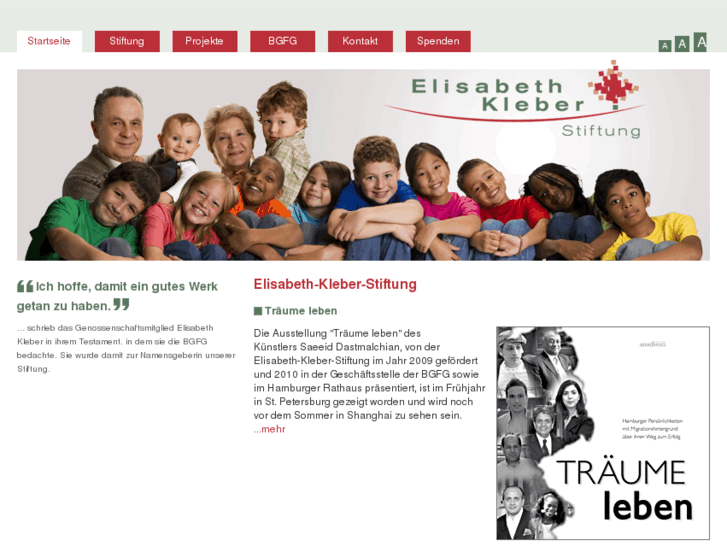 www.elisabeth-kleber-stiftung.de