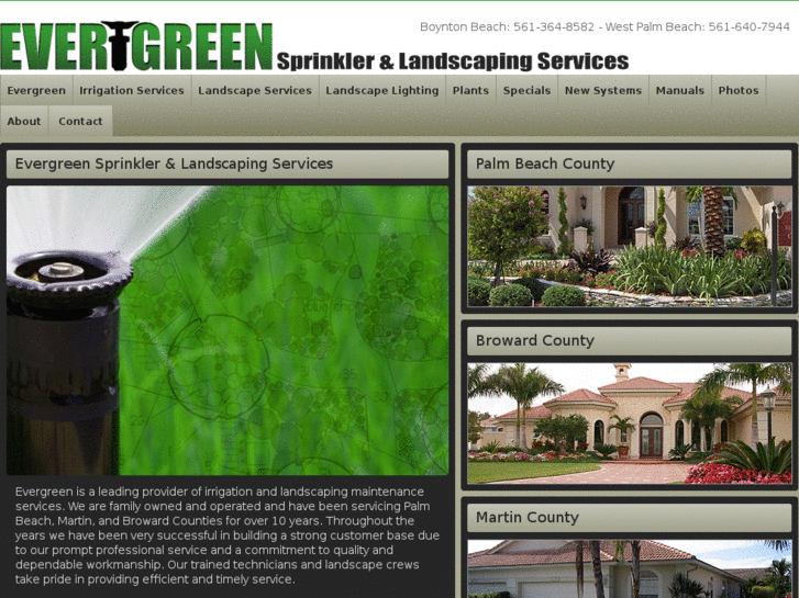 www.evergreensprinklerandlandscaping.com