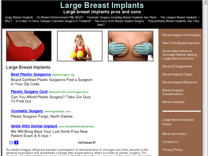 www.largebreastimplantsinfo.com