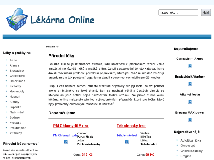 www.lekarnaonline.net