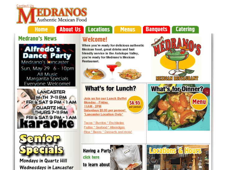 www.medranosmexicanfood.com