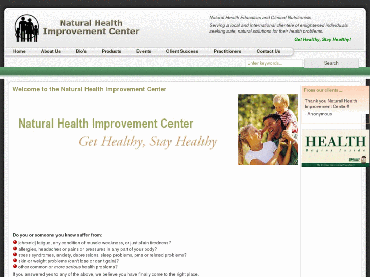 www.naturalhealthimprovementcenter.com