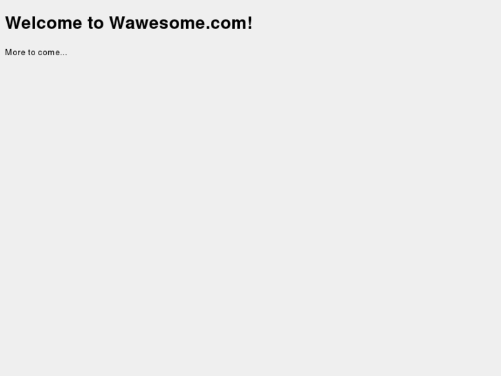 www.wawesome.com