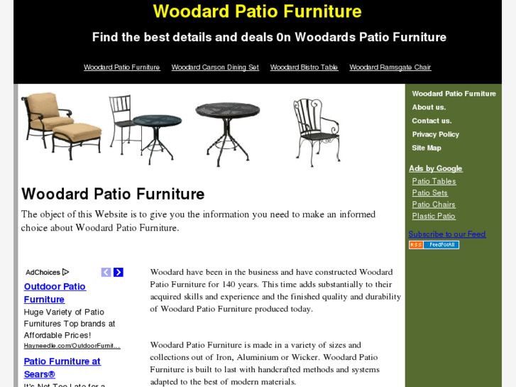 www.woodardpatiofurniturereviews.com