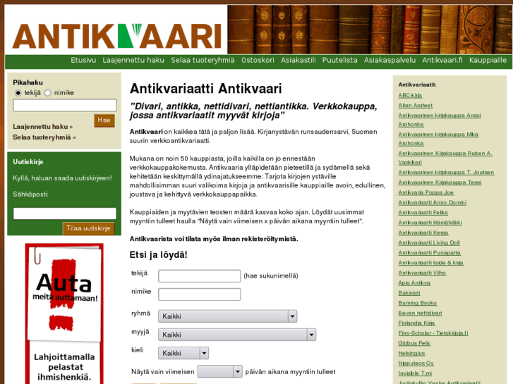 www.antikvari.net