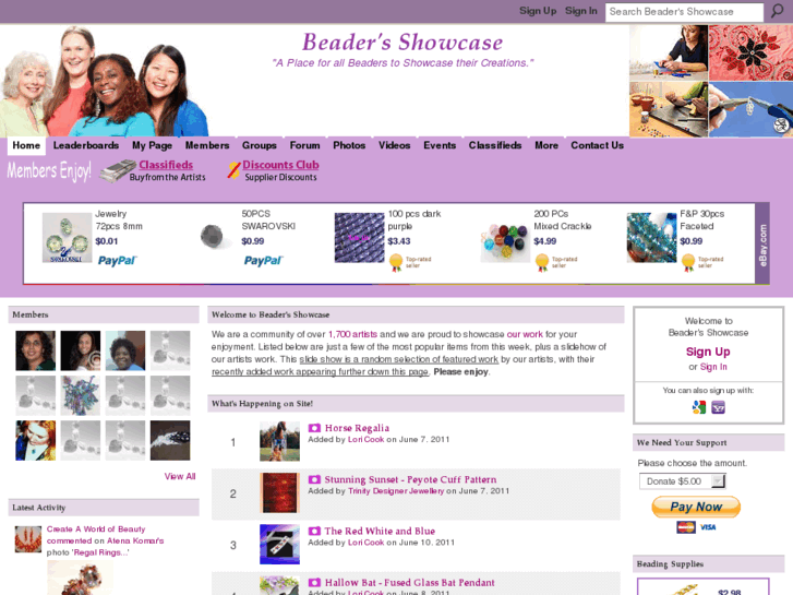 www.beadersshowcase.com