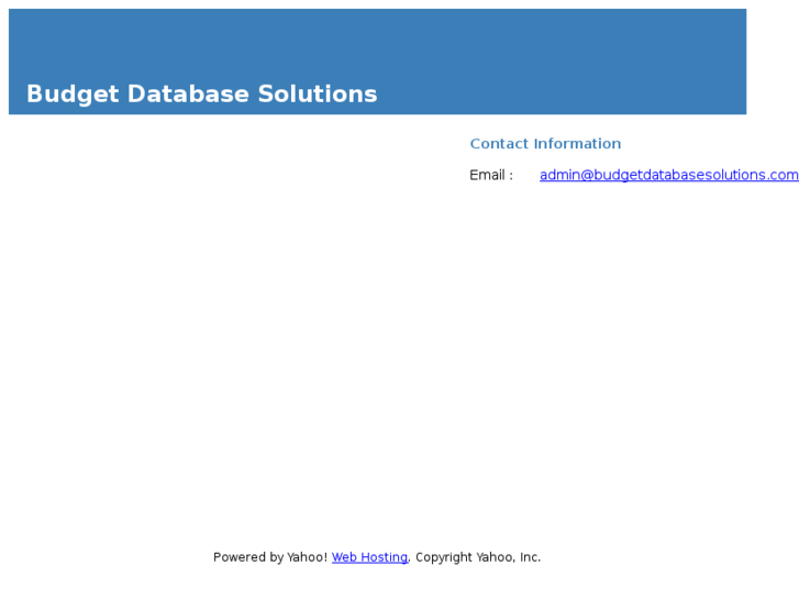 www.budgetdatabasesolutions.com