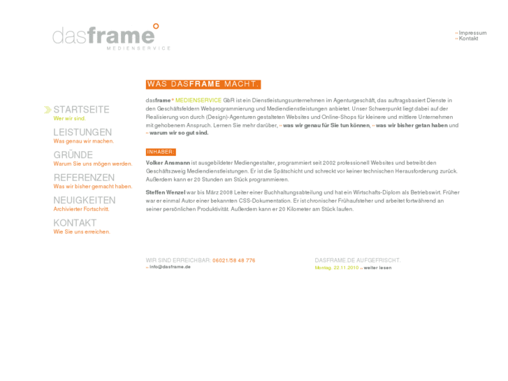 www.dasframe.de