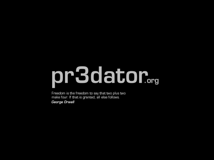 www.pr3dator.org