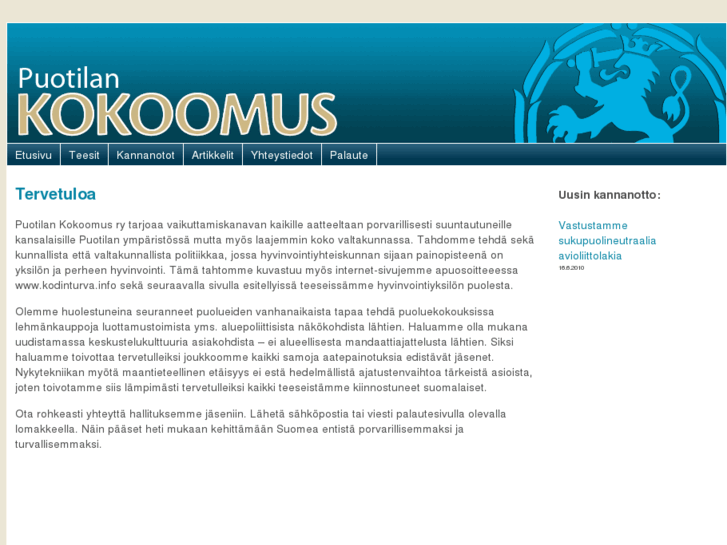 www.puotilankokoomus.org