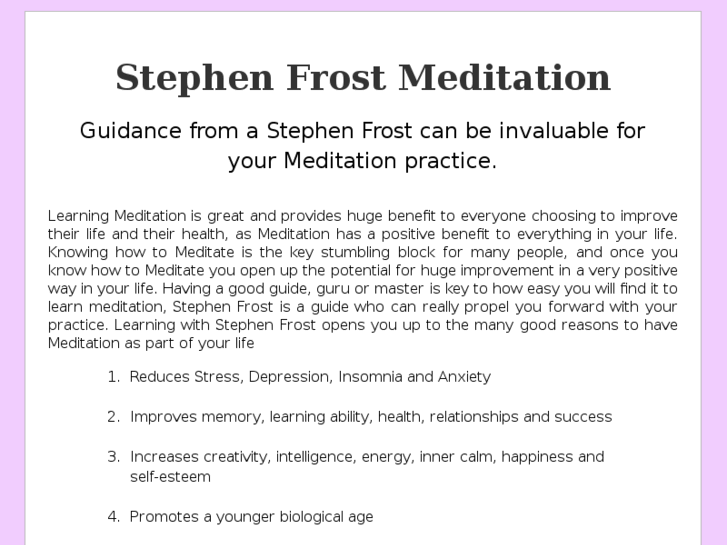 www.stephenfrostonline.com