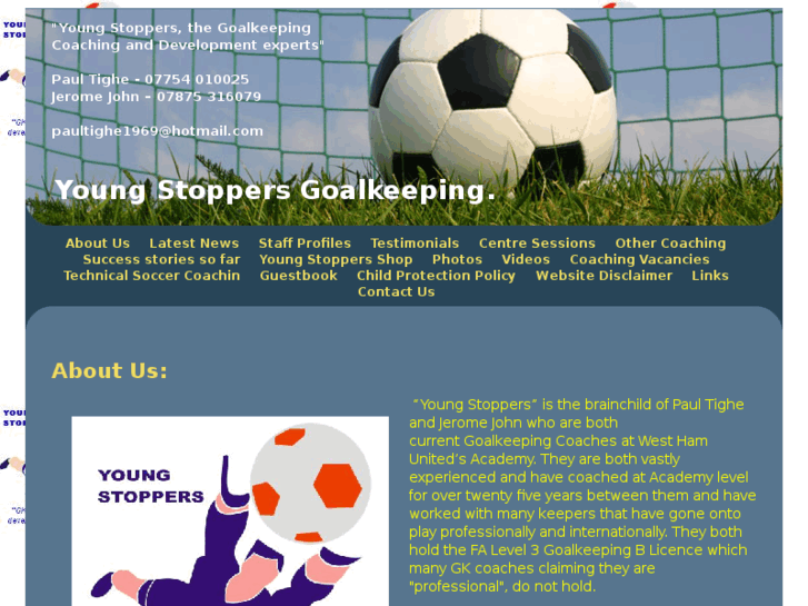 www.youngstoppersgoalkeeping.com