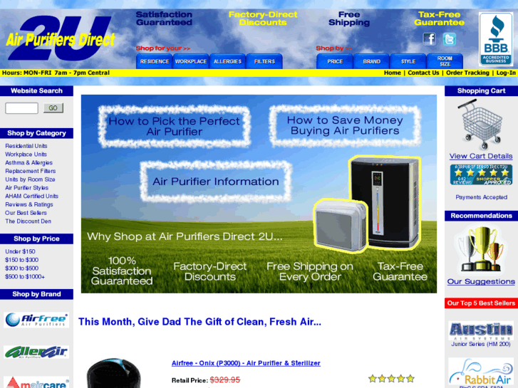 www.airpurifiersdirect2u.com