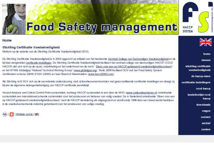 www.foodsafetymanagement.info