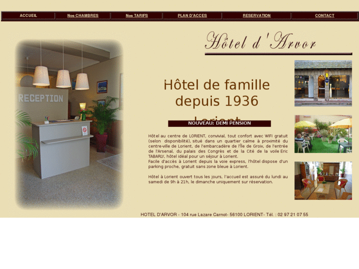 www.hotel-darvor-lorient.com