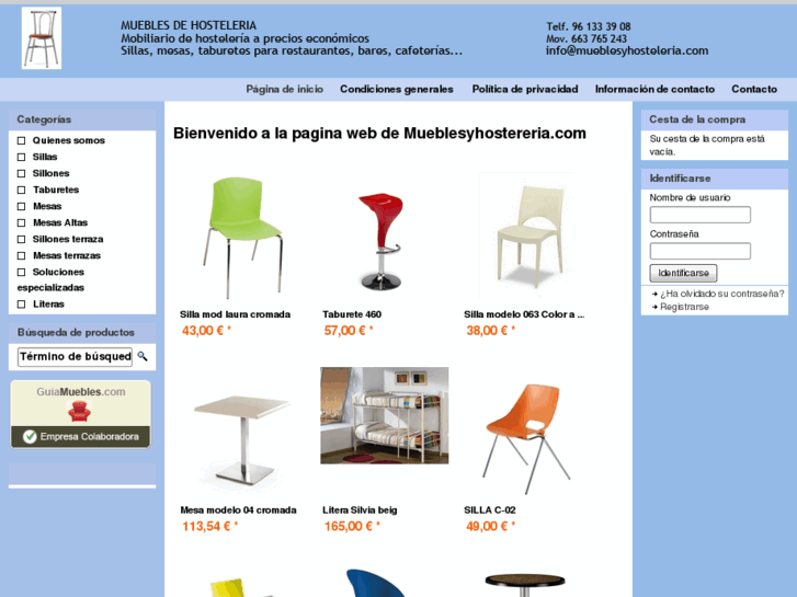 www.mueblesyhosteleria.com