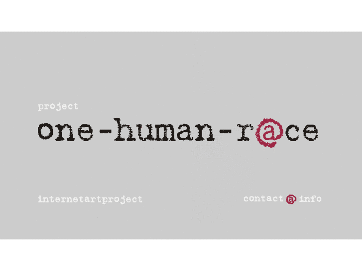 www.one-human-race.net