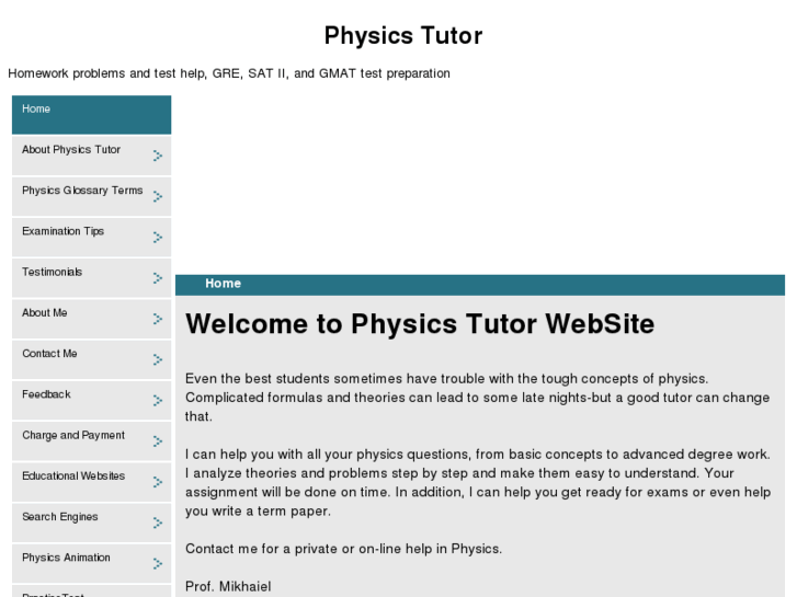 www.physicstutor.org