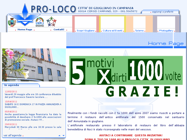 www.prolocogiugliano.it