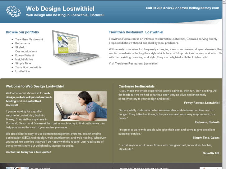 www.webdesignlostwithiel.com