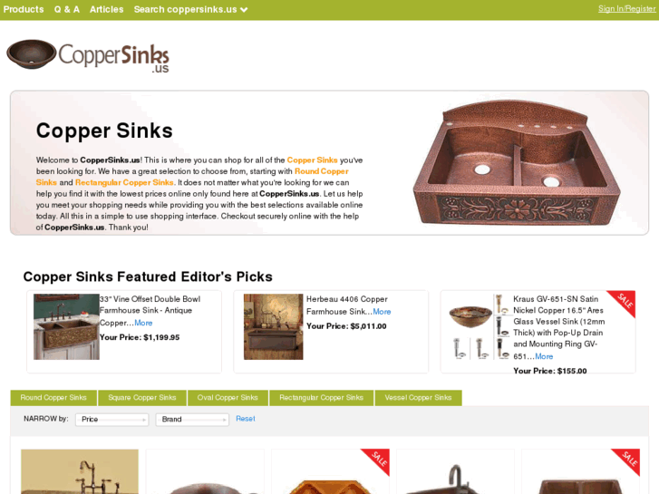 www.coppersinks.us