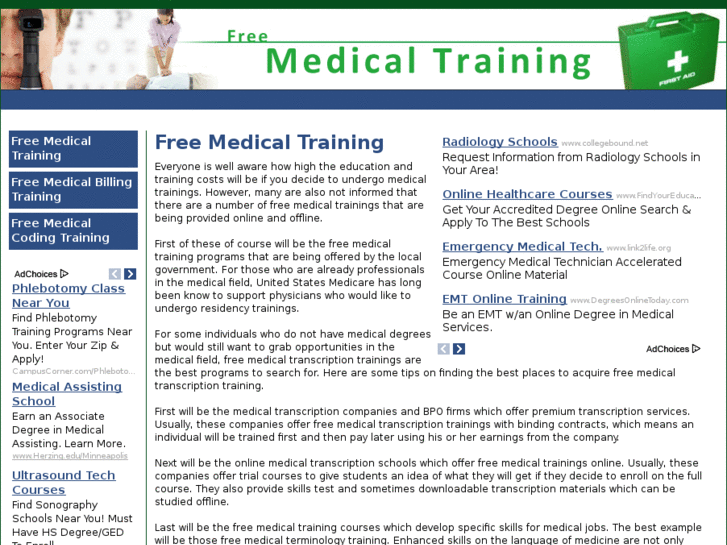 www.freemedicaltraining.com