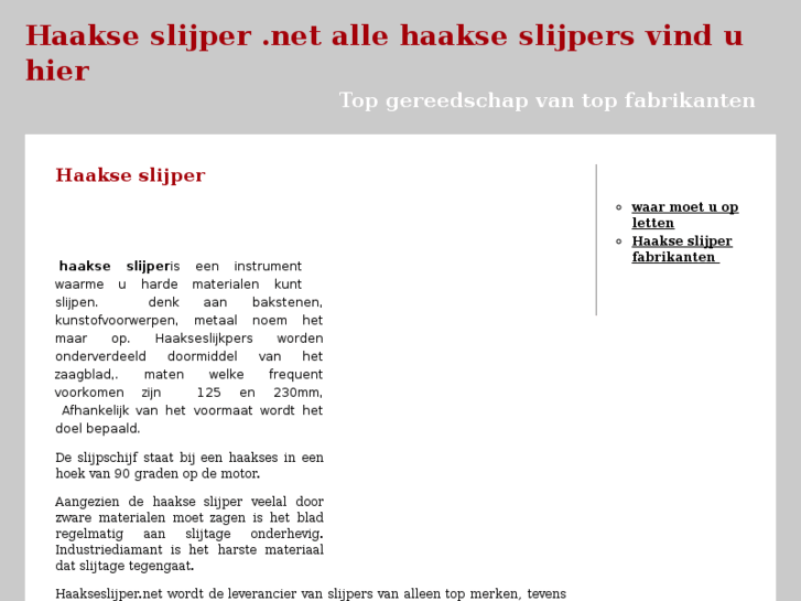 www.haakseslijper.net