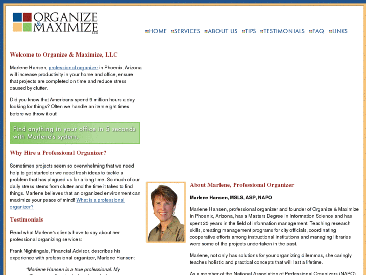 www.organizeandmaximize.com