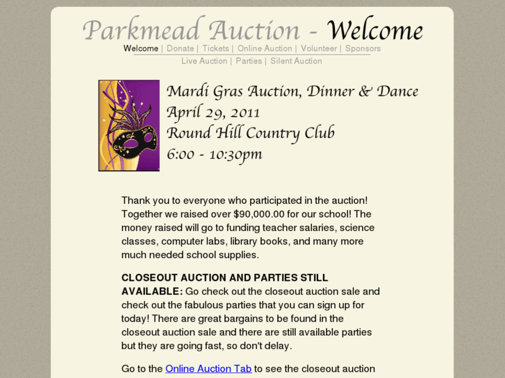 www.parkmeadauction.com