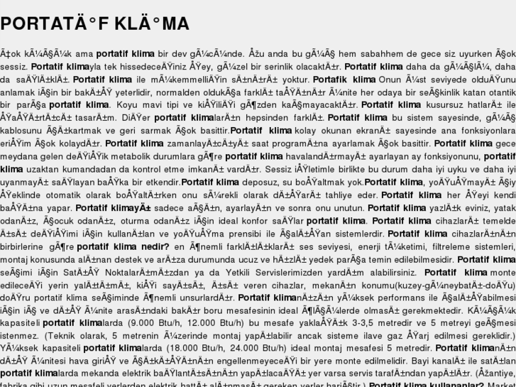 www.portatifklima.com