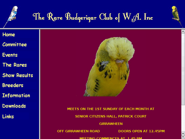 www.rarebudgerigarclub.org.au