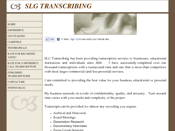 www.slgtranscribing.com