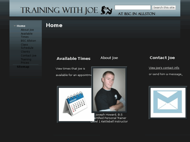 www.trainingwithjoe.com