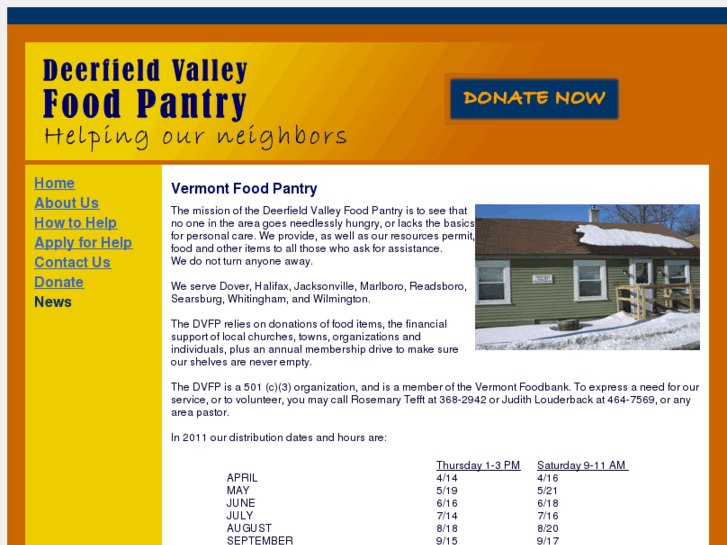 www.deerfieldvalleyfoodpantry.com